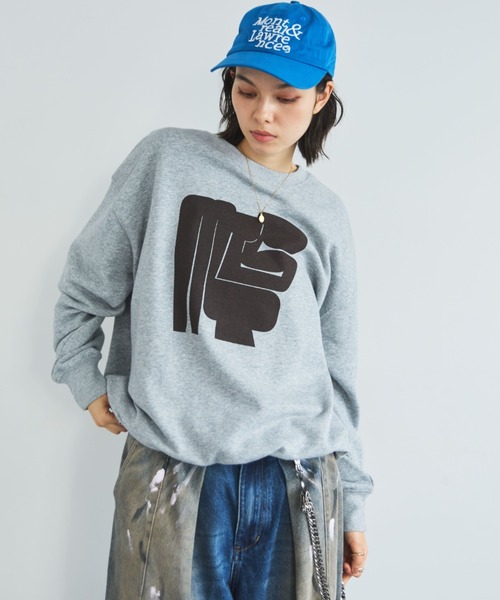 セール】≪WEB限定≫【新色追加】MS LOGO SWEATSHIRT/ミラーストーク