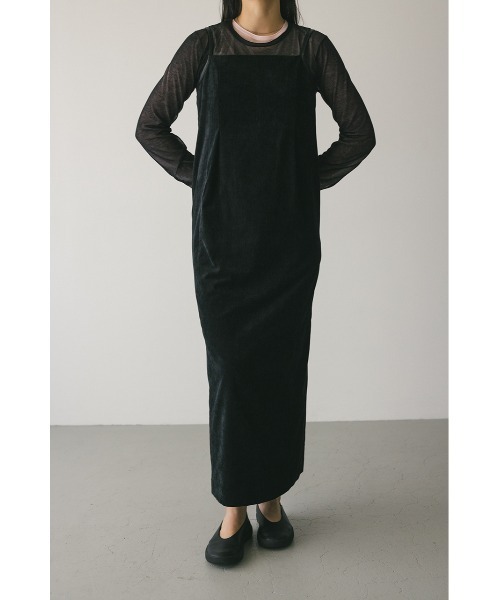 sheller シェリエ パイピングベロアワンピ 最終値下げ】sheller／ベロアパイピングミニドレス／シェリエ