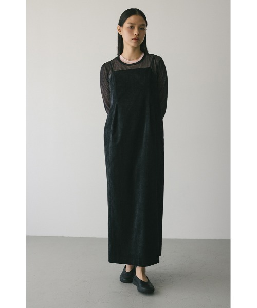 パイピングベロアキャミワンピース（ワンピース）｜STYLEMIXER