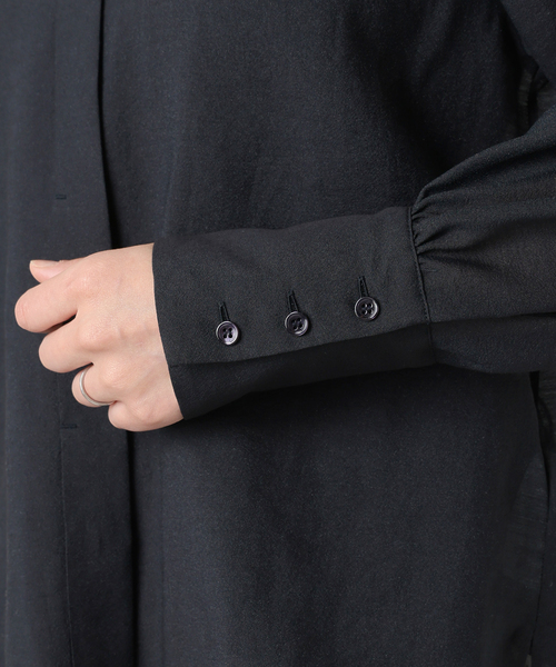 VERMEIL par iena（ヴェルメイユパーイエナ）の「《追加5》シアーブラウス（シャツ/ブラウス・レディース・ネイビー・FREE）」の6枚目の写真