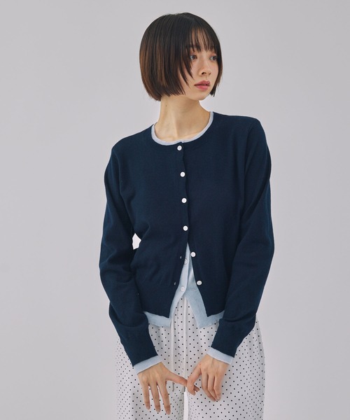 美品】ミスチル 桜井 着 レイヤード カーディガン 美品】ミスチル 桜井