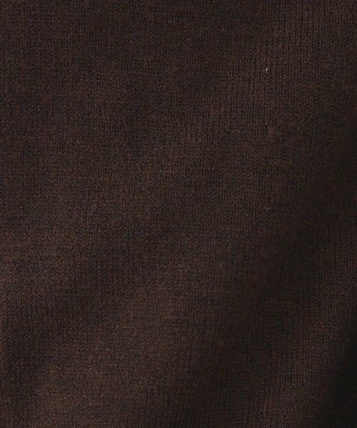 Unblend(アンブレンド)の「【Unblend】フェイクレイヤード配色 ニットカーディガン(カーディガン/ボレロ・レディース・ブラック系/チャコール/グレー系/ネイビー系/ブラウン系・FREE)」の13枚目の写真