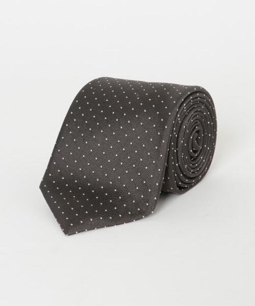 URBAN RESEARCH DOORS（アーバンリサーチドアーズ）の「LIFE STYLE TAILOR　25AW国内タイドット2（ネクタイ・メンズ・グレー/ネイビー・-）」の2枚目の写真