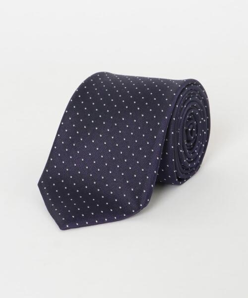 URBAN RESEARCH DOORS（アーバンリサーチドアーズ）の「LIFE STYLE TAILOR　25AW国内タイドット2（ネクタイ・メンズ・グレー/ネイビー・-）」の3枚目の写真