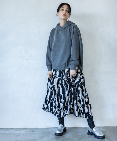 セール】コクーンフードプルオーバー（Tシャツ/カットソー）｜OSMOSIS