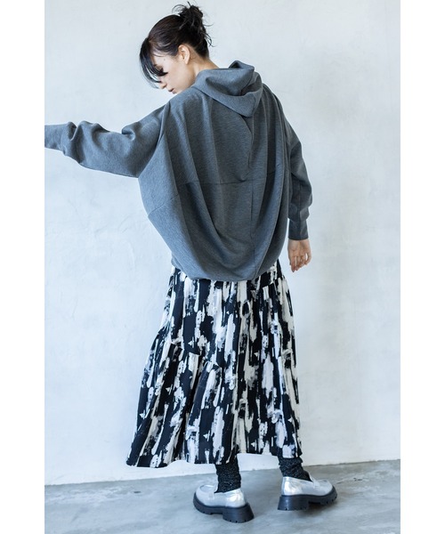 セール】コクーンフードプルオーバー（Tシャツ/カットソー）｜OSMOSIS