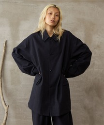 paradigm（パラダイム）の「【paradigm】ウィンターリネンショートバルマカンコート（その他アウター）」