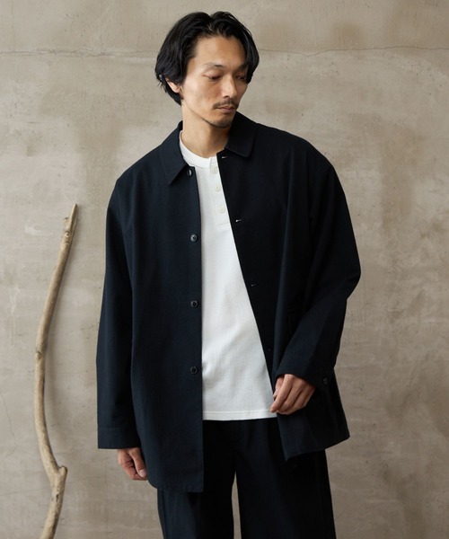 paradigm】ウィンターリネンショートバルマカンコート（その他アウター