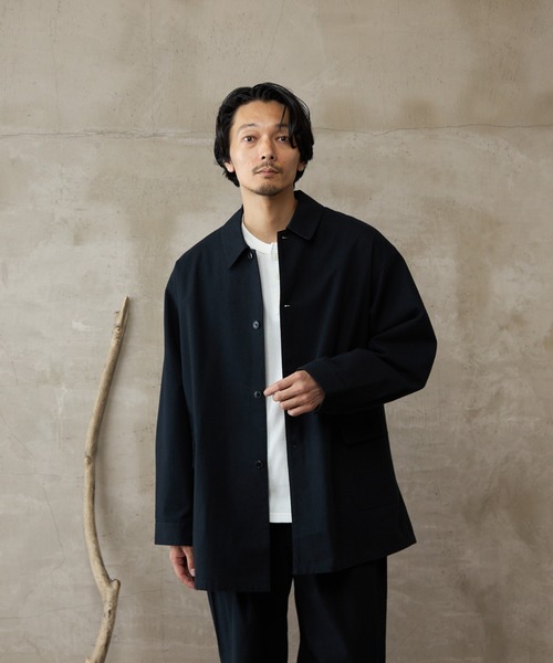 paradigm】ウィンターリネンショートバルマカンコート（その他アウター