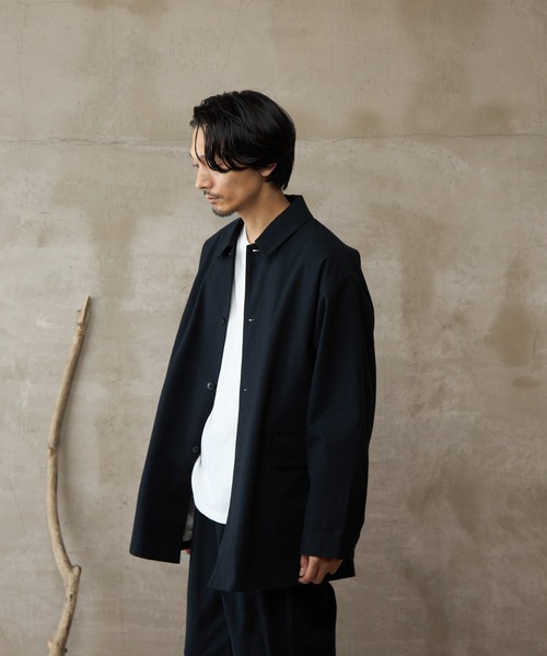 セール】【paradigm】ウィンターリネンショートバルマカンコート