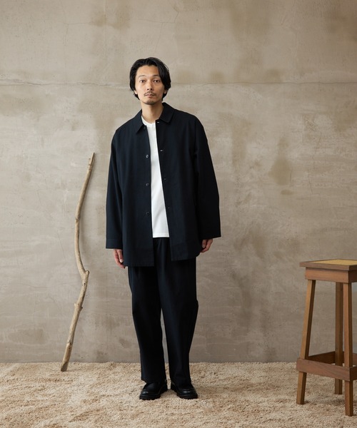 セール】【paradigm】ウィンターリネンショートバルマカンコート