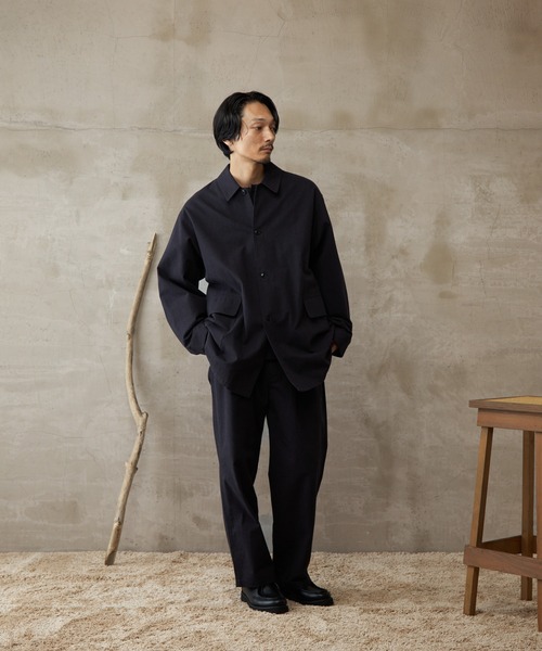 セール】【paradigm】ウィンターリネンショートバルマカンコート