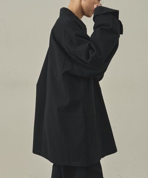 paradigm】ウィンターリネンショートバルマカンコート（その他アウター