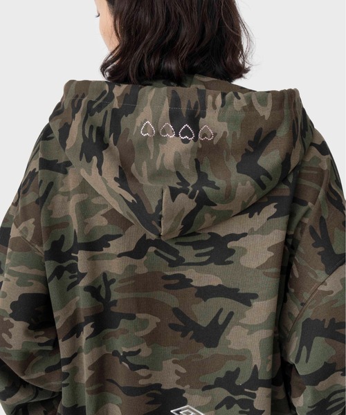 セール】[UMBRO × Casselini] ロゴジップパーカー（パーカー