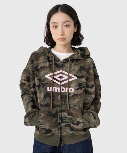 最終値下げ❗️Casselini × UMBRO ロゴジップパーカー　迷彩 最終値下げ❗️Casselini × UMBRO ロゴジップパーカー 迷彩 - メルカリ