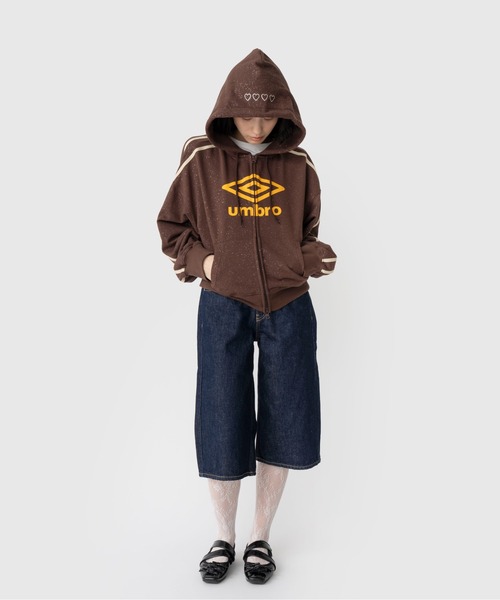 セール】[UMBRO × Casselini] ロゴジップパーカー（パーカー