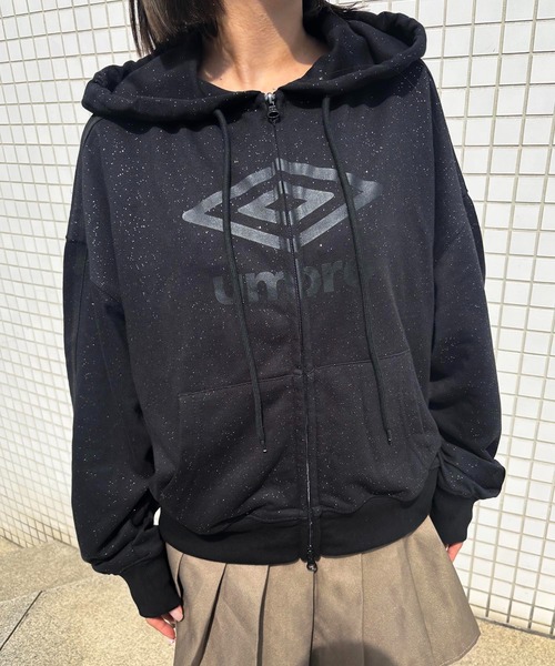 セール】[UMBRO × Casselini] ロゴジップパーカー（パーカー