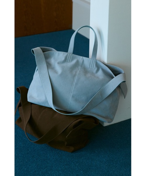 un/neu（アンノイ）の「フェイクスエード2WAYビッグトート / ショルダーバッグ / A4サイズ、PC（15inch）収納可能 / 大容量バッグ（トートバッグ・レディース・チャコールグレー/ブルー/ブラウン・FREE）」の3枚目の写真