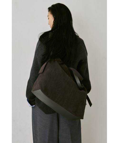 un/neu（アンノイ）の「フェイクスエード2WAYビッグトート / ショルダーバッグ / A4サイズ、PC（15inch）収納可能 / 大容量バッグ（トートバッグ・レディース・チャコールグレー/ブルー/ブラウン・FREE）」の20枚目の写真