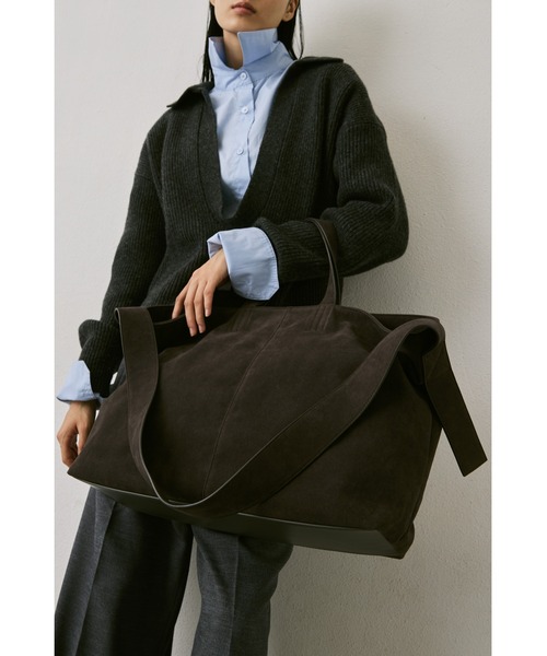 un/neu（アンノイ）の「フェイクスエード2WAYビッグトート / ショルダーバッグ / A4サイズ、PC（15inch）収納可能 / 大容量バッグ（トートバッグ・レディース・チャコールグレー/ブルー/ブラウン・FREE）」の18枚目の写真
