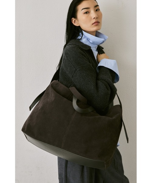 un/neu（アンノイ）の「フェイクスエード2WAYビッグトート / ショルダーバッグ / A4サイズ、PC（15inch）収納可能 / 大容量バッグ（トートバッグ・レディース・チャコールグレー/ブルー/ブラウン・FREE）」の21枚目の写真