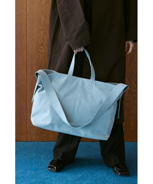 un/neu（アンノイ）の「フェイクスエード2WAYビッグトート / ショルダーバッグ / A4サイズ、PC（15inch）収納可能 / 大容量バッグ（トートバッグ・レディース・チャコールグレー/ブルー/ブラウン・FREE）」の14枚目の写真