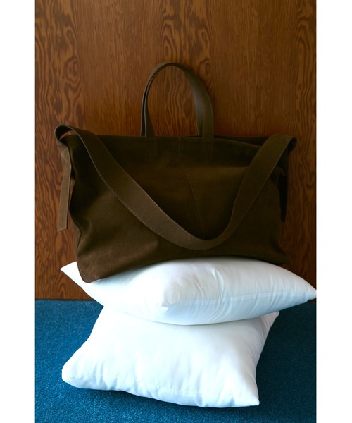 un/neu（アンノイ）の「フェイクスエード2WAYビッグトート / ショルダーバッグ / A4サイズ、PC（15inch）収納可能 / 大容量バッグ（トートバッグ・レディース・チャコールグレー/ブルー/ブラウン・FREE）」の9枚目の写真