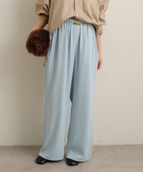 Omekashi（オメカシ）の「トロミイージーパンツ（その他パンツ・レディース・チャコールグレー/ブラック/キャメル/ネイビー/ブルー/ベージュ・38/36/PS）」の6枚目の写真