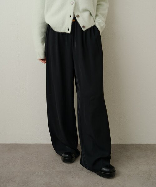 Omekashi（オメカシ）の「トロミイージーパンツ（その他パンツ・レディース・チャコールグレー/ブラック/キャメル/ネイビー/ブルー/ベージュ・38/36/PS）」の7枚目の写真