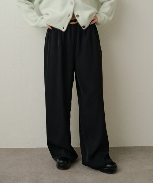 Omekashi（オメカシ）の「トロミイージーパンツ（その他パンツ・レディース・チャコールグレー/ブラック/キャメル/ネイビー/ブルー/ベージュ・38/36/PS）」の10枚目の写真