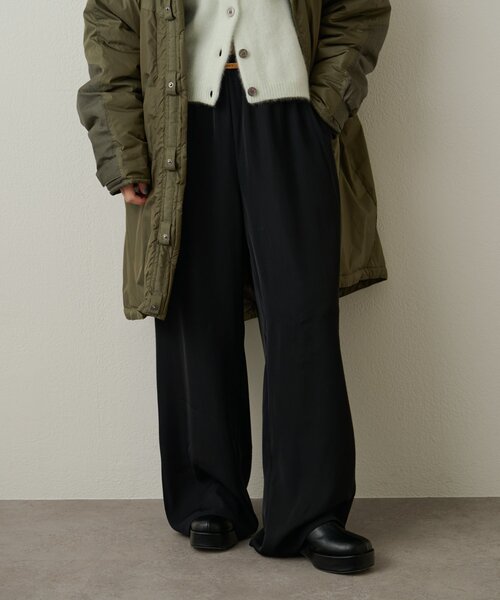 Omekashi（オメカシ）の「トロミイージーパンツ（その他パンツ・レディース・チャコールグレー/ブラック/キャメル/ネイビー/ブルー/ベージュ・38/36/PS）」の11枚目の写真