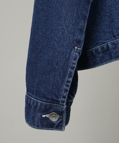 NANO universe（ナノユニバース）の「はっとり（マカロニえんぴつ）コラボ デニムジャケット(セットアップ可)（デニムジャケット・メンズ・ネイビー・M/L）」の7枚目の写真