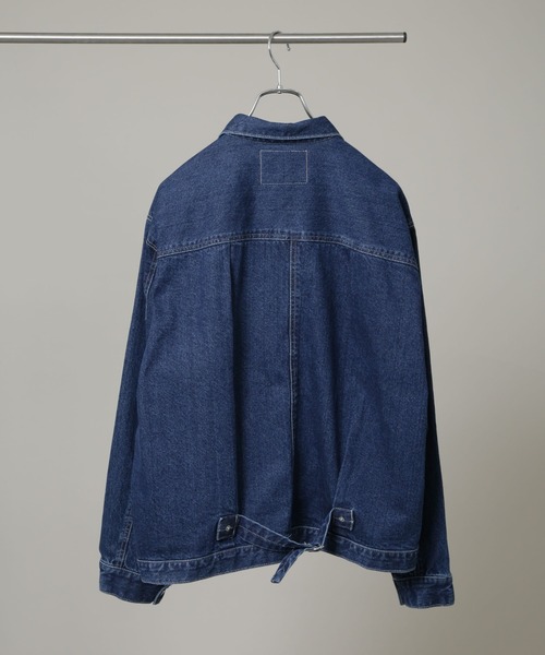 NANO universe（ナノユニバース）の「はっとり（マカロニえんぴつ）コラボ デニムジャケット(セットアップ可)（デニムジャケット・メンズ・ネイビー・M/L）」の10枚目の写真