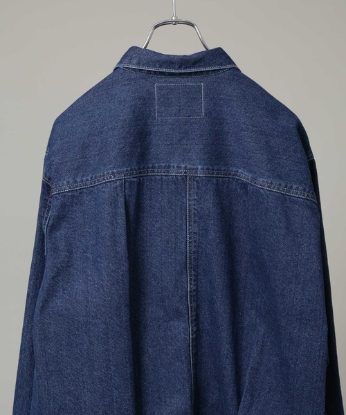 NANO universe（ナノユニバース）の「はっとり（マカロニえんぴつ）コラボ デニムジャケット(セットアップ可)（デニムジャケット・メンズ・ネイビー・M/L）」の13枚目の写真