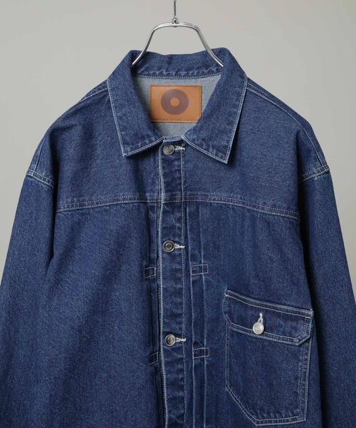 NANO universe（ナノユニバース）の「はっとり（マカロニえんぴつ）コラボ デニムジャケット(セットアップ可)（デニムジャケット・メンズ・ネイビー・M/L）」の11枚目の写真