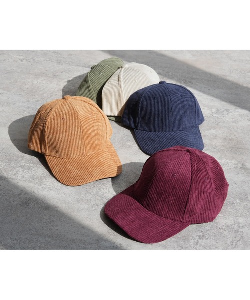 reca（レカ）の「コーデュロイキャップ（キャップ・レディース・キャメル/ボルドー/ネイビー/カーキ/アイボリー・ONESIZE）」の10枚目の写真