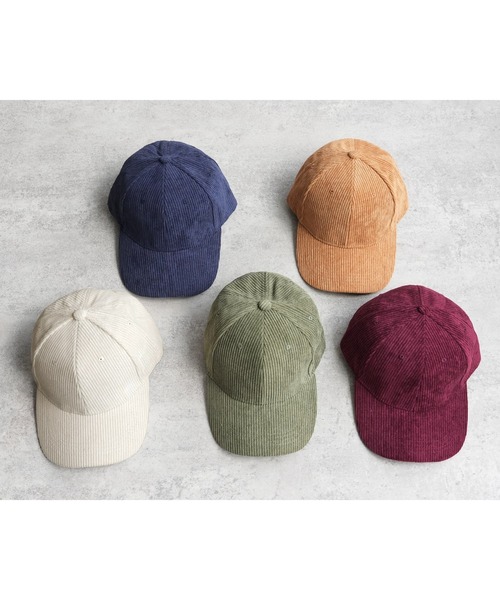 reca（レカ）の「コーデュロイキャップ（キャップ・レディース・キャメル/ボルドー/ネイビー/カーキ/アイボリー・ONESIZE）」の11枚目の写真