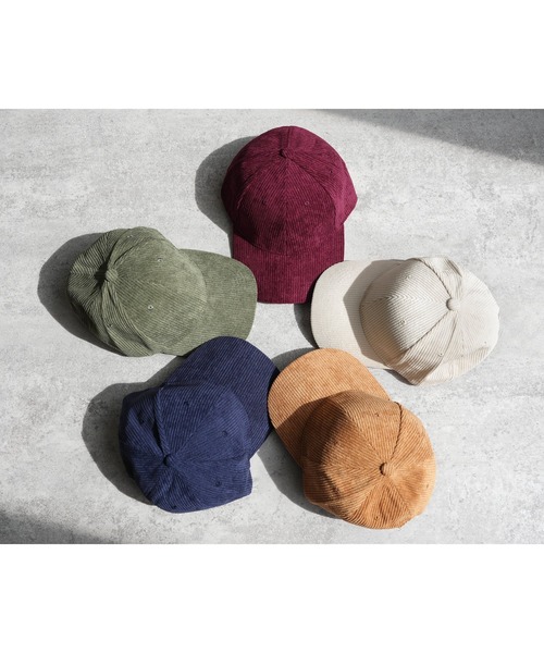 reca（レカ）の「コーデュロイキャップ（キャップ・レディース・キャメル/ボルドー/ネイビー/カーキ/アイボリー・ONESIZE）」の12枚目の写真