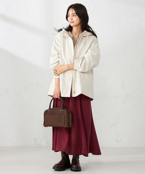 セール】【マルチウェイ】ライナー付フーテッドブルゾン（ブルゾン