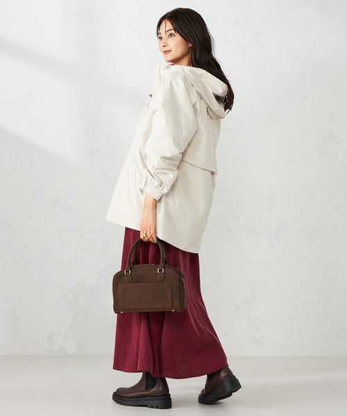 a.v.v（アーヴェヴェ）の「【マルチウェイ】ライナー付フーテッドブルゾン（ブルゾン・レディース・ダークグレー/ベージュ系その他/アイボリー・36/38/40/34/42）」の22枚目の写真