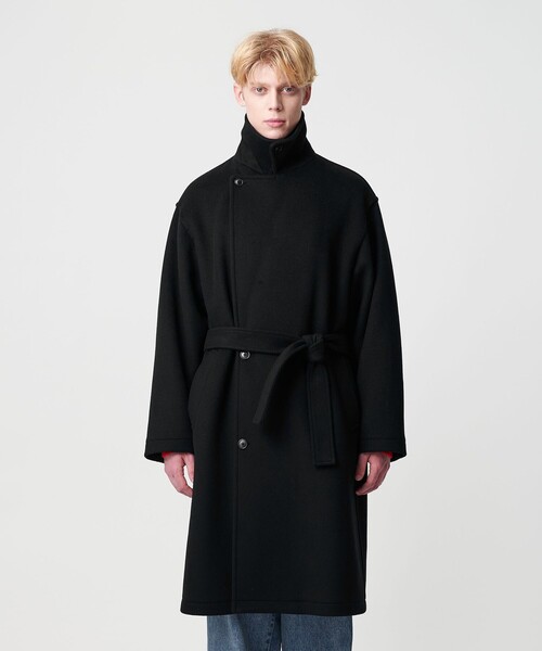 HI-LINE 130S モッサ ラップ コート（ステンカラーコート