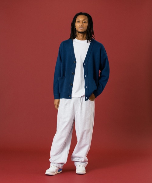 XLARGE（エクストララージ）の「BAGGY SWEAT PANTS（スウェットパンツ・メンズ・ネイビー/ブラック/アッシュ・S/M/L/XL）」の5枚目の写真