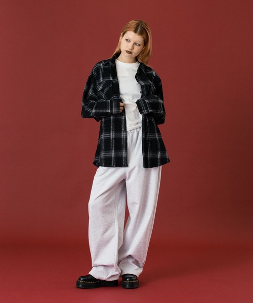 XLARGE（エクストララージ）の「BAGGY SWEAT PANTS（スウェットパンツ・メンズ・ネイビー/ブラック/アッシュ・S/M/L/XL）」の9枚目の写真