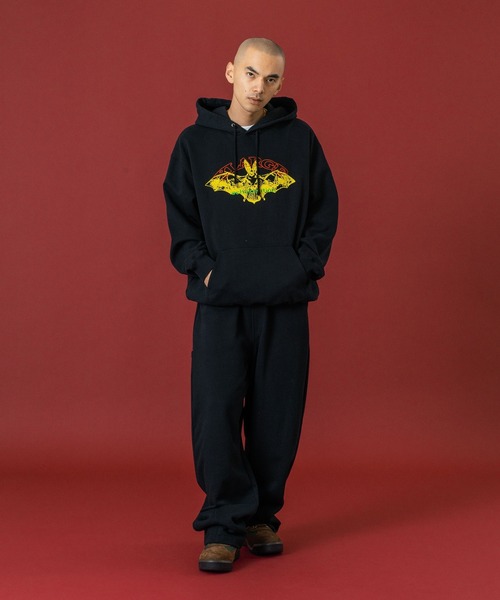XLARGE（エクストララージ）の「BAGGY SWEAT PANTS（スウェットパンツ・メンズ・ネイビー/ブラック/アッシュ・S/M/L/XL）」の16枚目の写真