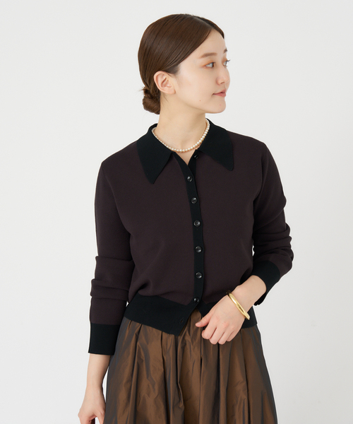 ポロシャツロングスリーブプルオーバー（ニット/セーター）｜IENA