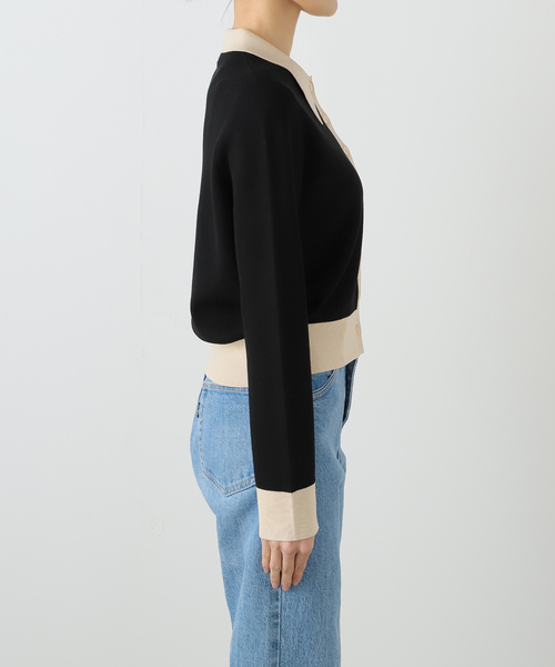 ポロシャツロングスリーブプルオーバー（ニット/セーター）｜IENA