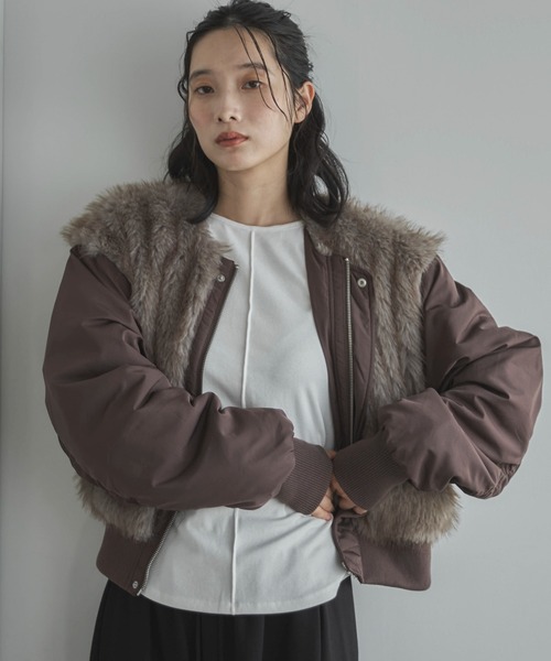 feepur（フェピュール）の「バックツイストホールロンTee（Tシャツ/カットソー・レディース・オフホワイト/ブラック・MEDIUM）」の12枚目の写真