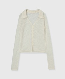 anuans（アニュアンス）の「【ZOZO限定】ウールレースポロニットトップス（ポロシャツ）」