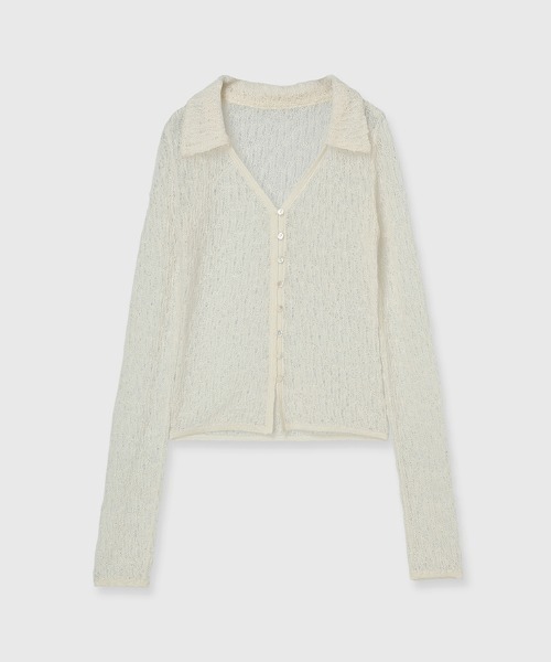 ZOZO限定】ウールレースポロニットトップス（ニット/セーター