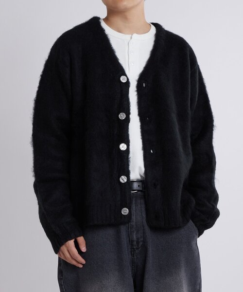 美品【who's who gallery】モヘアカーディガン 黒 完売品 wwg 美品【who's who gallery】モヘアカーディガン 黒 完売品 wwg 美